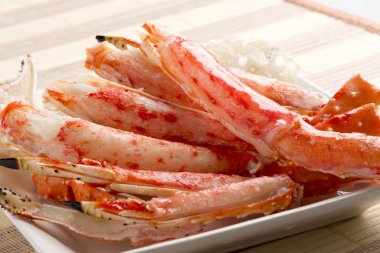 Deniz ürünleri taze yengeç